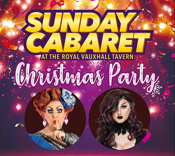 SUNDAY CABARET CHRISTMAS PARTY WITH LOLA LASAGNE AND WOE ADDAMS