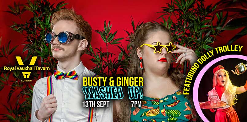 Busty & Ginger Washed Up!
