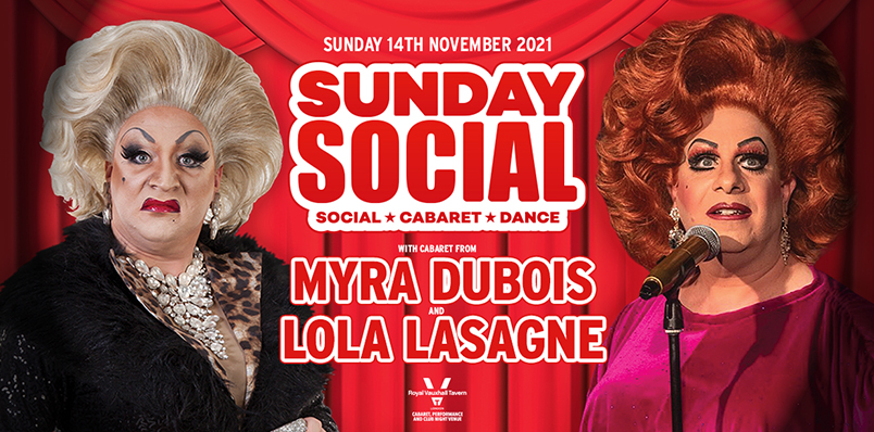 Sunday Social at the RVT with Myra DuBois & Lola Lasagne