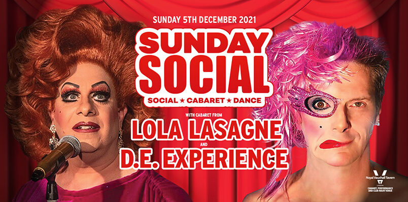 Sunday Social with Lola Lasagne and The D.E. Experience