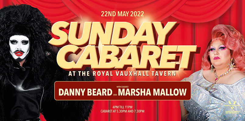 Sunday Cabaret at the RVT with Danny Beard and Marsha Mallow