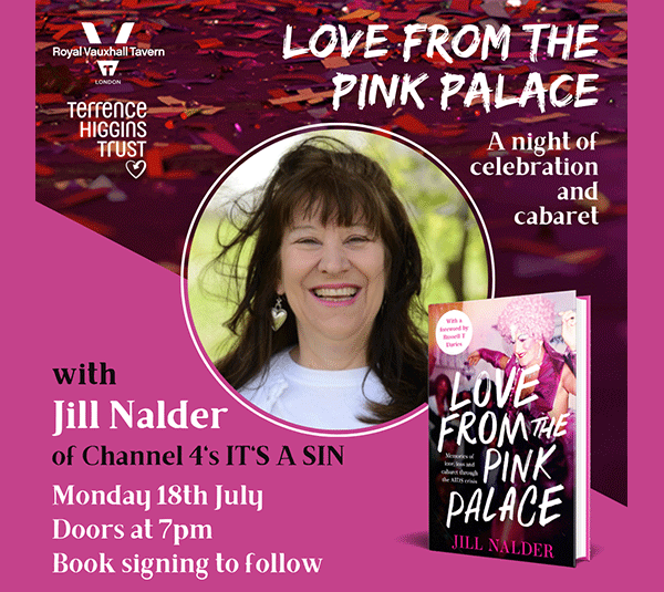 LOVE FROM THE PINK PALACE: An evening of cabaret and memoir from Jill Nalder