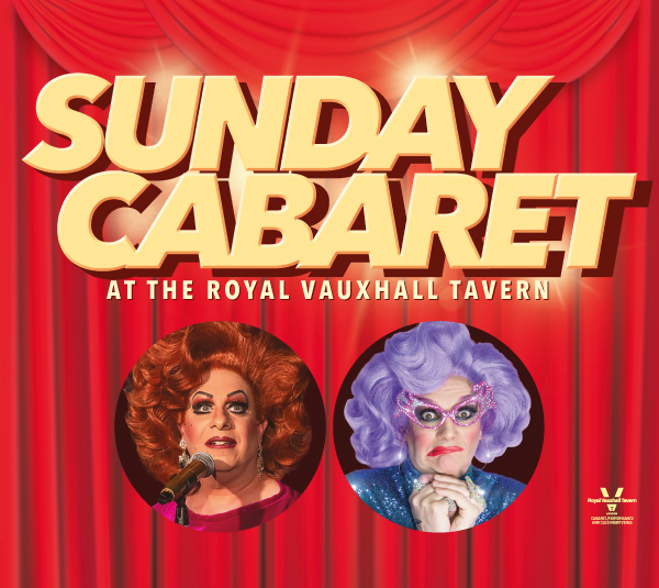 Sunday Cabaret at The RVT with Lola Lasagne and the D.E. Experience