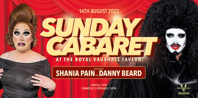 Sunday Cabaret at the RVT with Shania Pain and Danny Beard