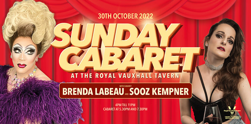 Sunday Cabaret at The RVT with Brenda LaBeau and Sooz Kempner