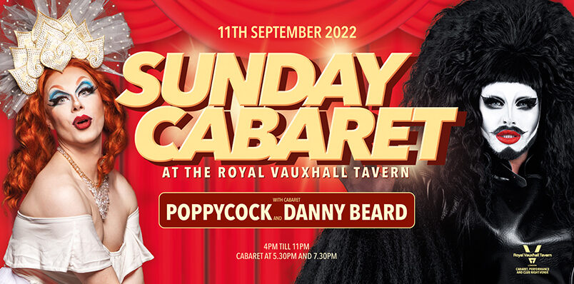 Sunday Cabaret at the RVT with Poppycock and Danny Beard