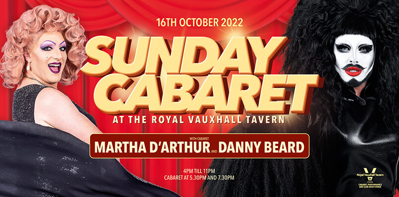 SUNDAY CABARET WITH MARTHA D’ARTHUR AND DANNY BEARD