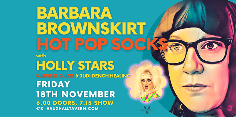 BARBARA BROWNSKIRT - HOT POP SOCKS