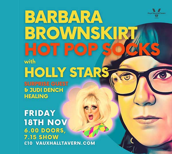 BARBARA BROWNSKIRT – HOT POP SOCKS