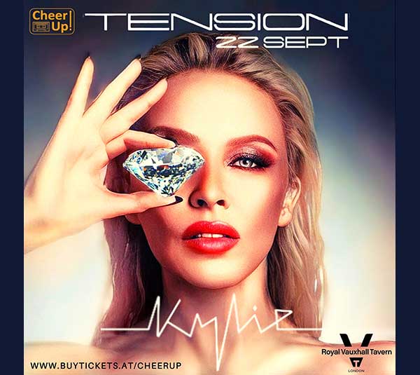 Cheer Up’s Kylie Minogue “Tension” Album Party