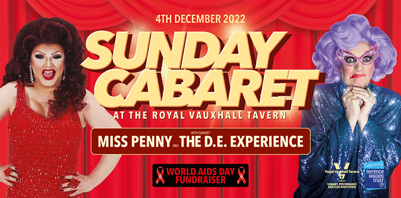 SUNDAY CABARET WITH MISS PENNY AND THE D.E EXPERIENCE