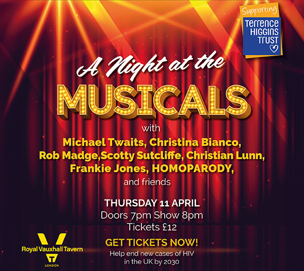 A Night at The Musicals – THT fundraiser