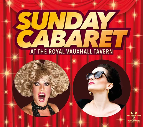 SUNDAY CABARET WITH DRAG WITH NO NAME AND SOOZ KEMPNER