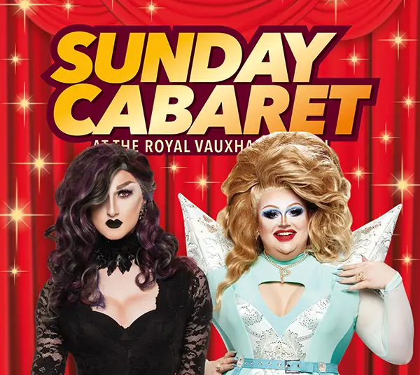 SUNDAY CABARET WITH WOE ADDAMS AND PIXIE POLITE