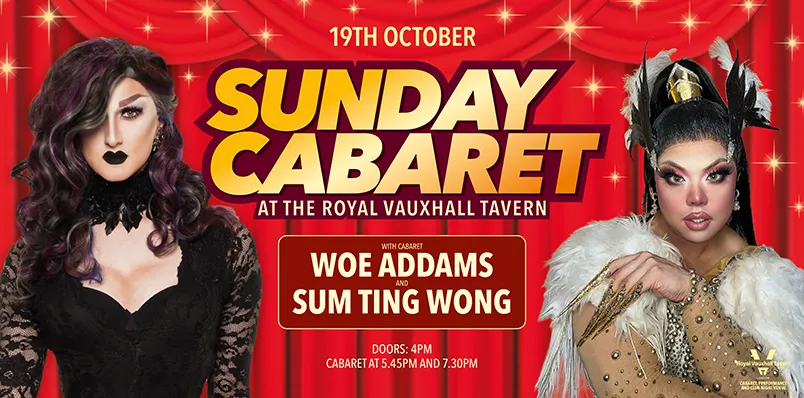 SUNDAY CABARET WITH  WOE ADDAMS AND SUM TING WONG