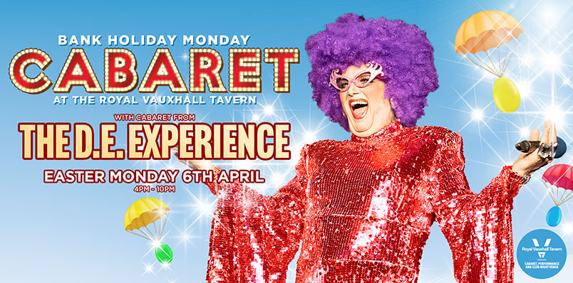 BANK HOLIDAY MONDAY CABARET WITH THE D.E. EXPERIENCE