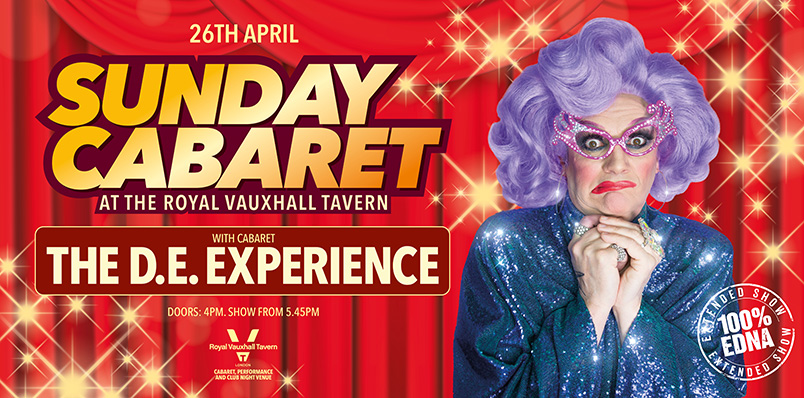 SUNDAY CABARET WITH THE D.E. EXPERIENCE