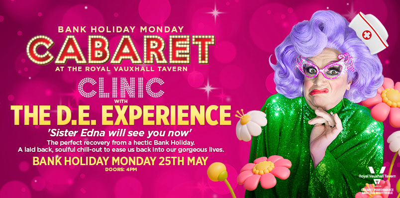 SPRING BANK HOLIDAY MONDAY CABARET