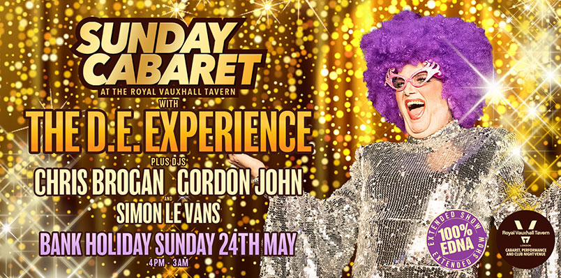 BANK HOLIDAY SUNDAY WITH THE D.E. EXPERIENCE