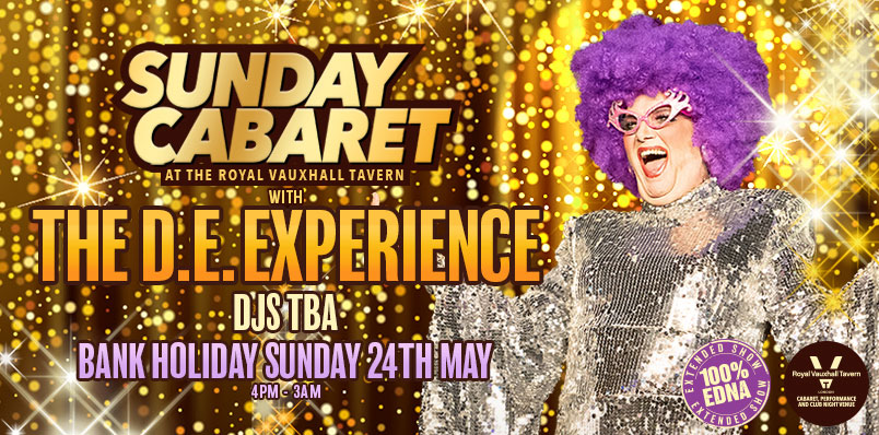 BANK HOLIDAY SUNDAY WITH THE D.E. EXPERIENCE