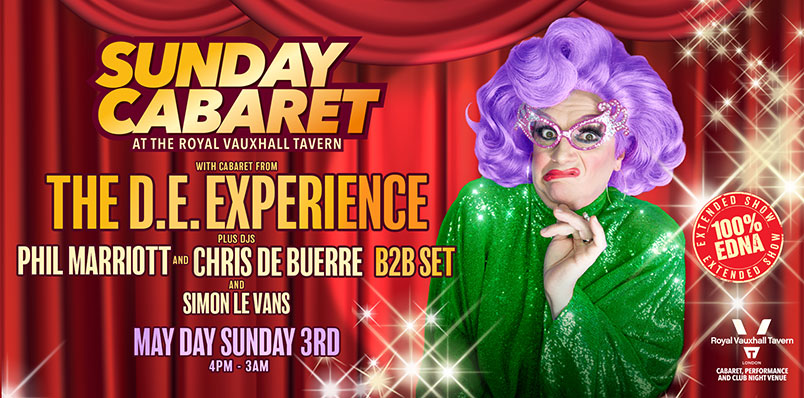 MAY DAY SUNDAY WITH THE D.E. EXPERIENCE