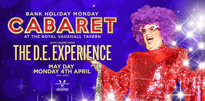 BANK HOLIDAY MONDAY CABARET WITH THE D.E. EXPERIENCE