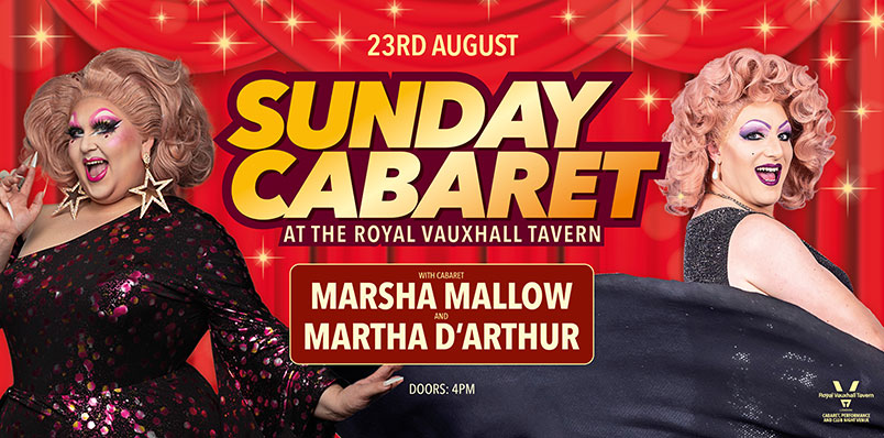 SUNDAY CABARET WITH MARSHA MALLOW AND MARTHA D