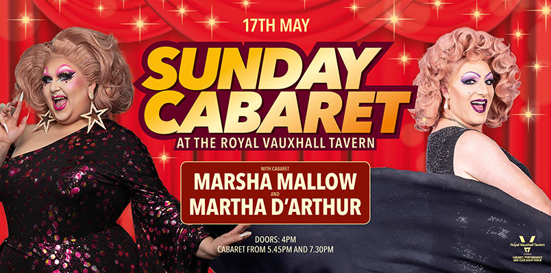 SUNDAY CABARET WITH MARSHA MALLOW AND MARTHA D’ARTHUR