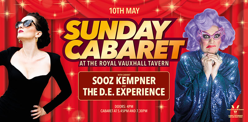 SUNDAY CABARET WITH SOOZ KEMPNER AND THE D.E. EXPERIENCE