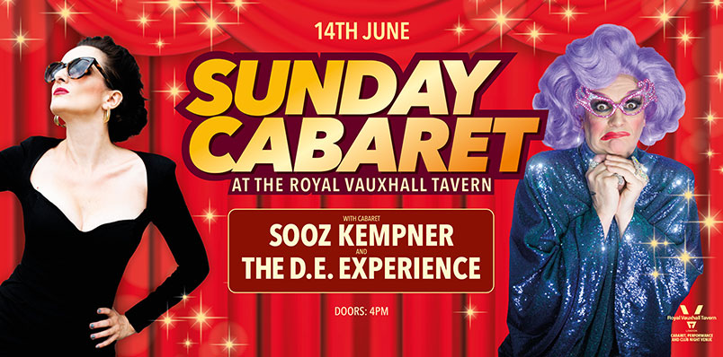 SUNDAY CABARET WITH SOOZ KEMPNER AND THE D.E. EXPERIENCE