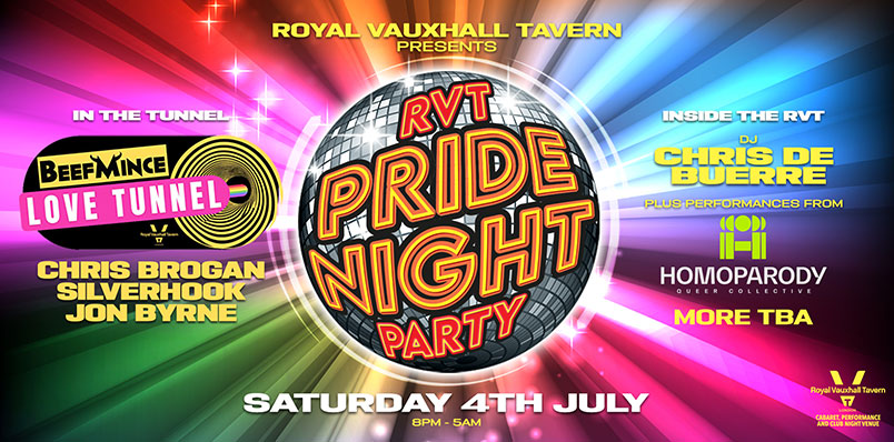 PRIDE NIGHT PARTY AT THE ROYAL VAUXHALL TAVERN