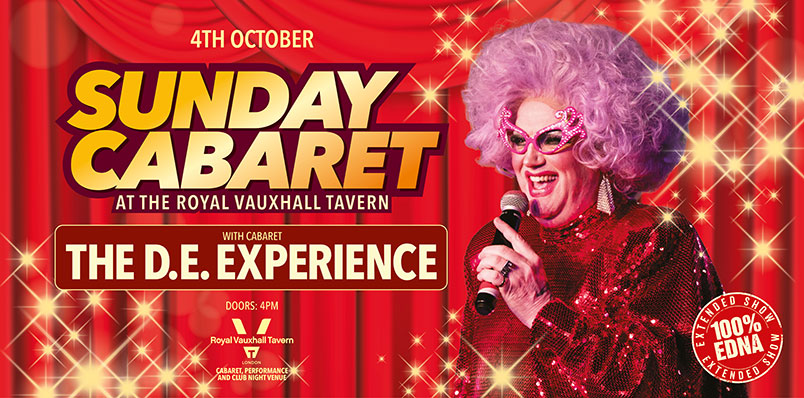 SUNDAY CABARET WITH THE D.E. EXPERIENCE