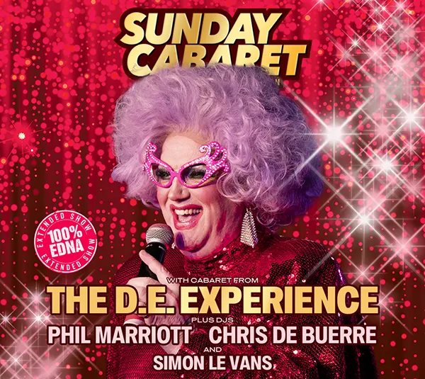 BANK HOLIDAY SUNDAY CABARET WITH THE D.E. EXPERIENCE