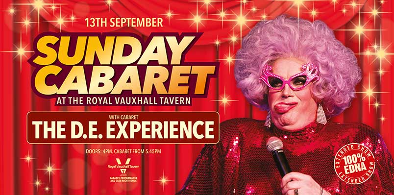 SUNDAY CABARET WITH THE D.E. EXPERIENCE